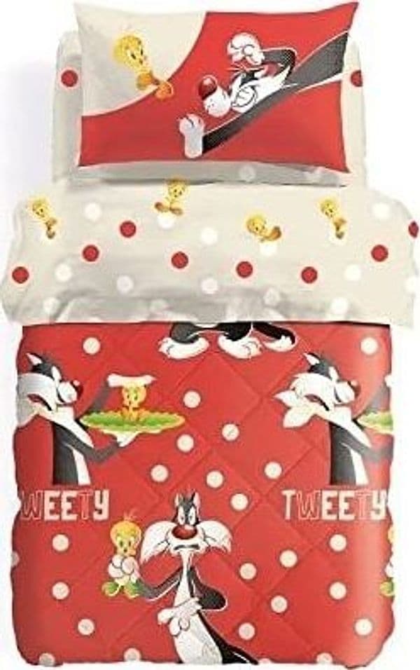 Disney - Copriletto-trapuntato WB Friends Ragazzo Singolo Unica Casa e cucina/Tessili per la casa/Biancheria per la cameretta/Trapunte e copriletti Biancheria Arredo Home - Nola, Commerciovirtuoso.it