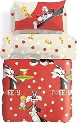 Disney - Copriletto-trapuntato WB Friends Ragazzo Singolo Unica Casa e cucina/Tessili per la casa/Biancheria per la cameretta/Trapunte e copriletti Biancheria Arredo Home - Nola, Commerciovirtuoso.it