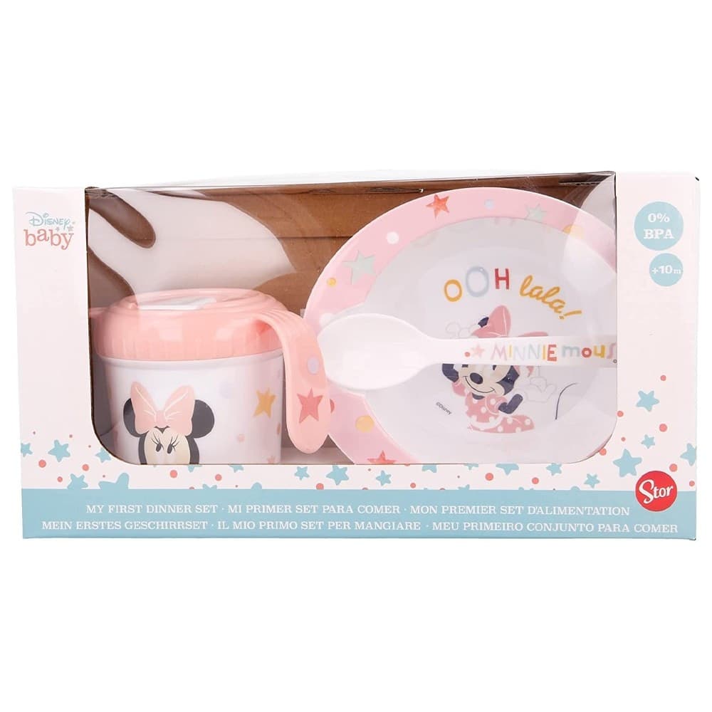 Disney Baby Set Pappa 3 Pezzi Minnie Mouse Rosa Prima Pappa Per Bambini Asilo Prima infanzia/Allattamento e pappa/Stoviglie/Set di stoviglie Trade Shop italia - Napoli, Commerciovirtuoso.it