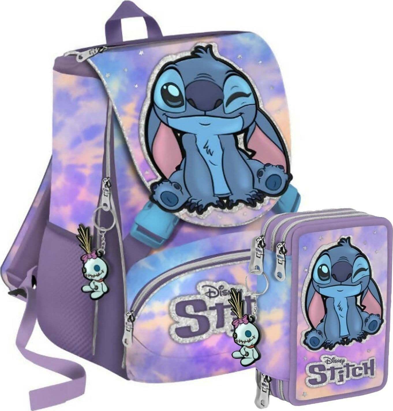 Disney Zaino Scuola Estensibile Stitch + Astuccio Triplo Completo in Set per la scuola Cartoleria Deja Vu - Crotone, commercioVirtuoso.it