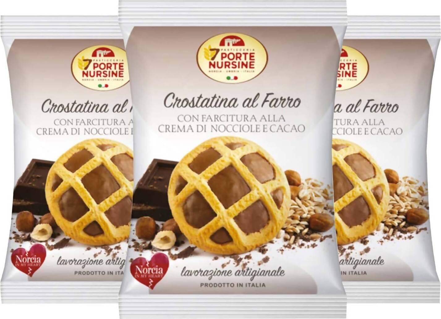 Dispensa Zaniboni 26x Crostatina Al Farro Farcita Crema Di Nocciole E Cacao 40 Gr Confezione 26 Pz Alimentari e cura della casa/Snack dolci e salati/Biscotti/Al cioccolato Franco Pausa Caffè - Albano Laziale, Commerciovirtuoso.it