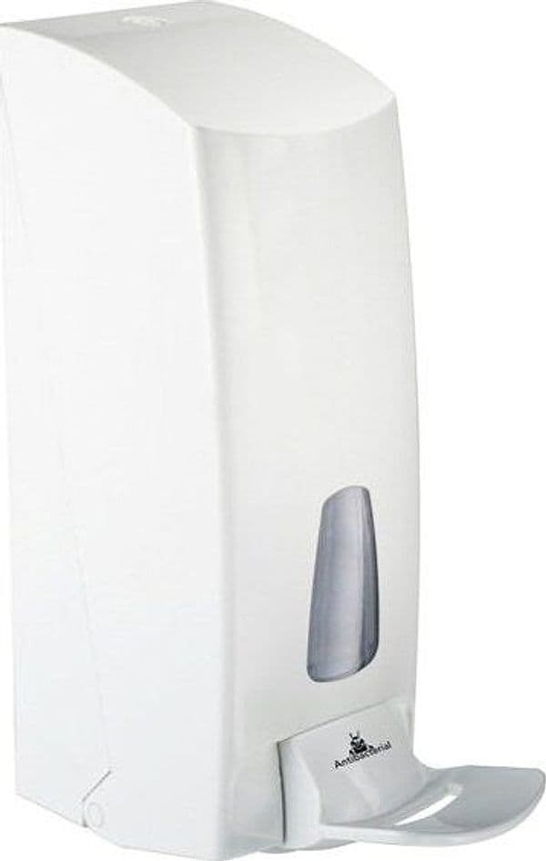 Dispenser a riempimento - con leva a gomito - 1 L - Mar Plast Casa e cucina/Bagno/Accessori per il bagno/Dosatori e porta accessori/Dosatori per sapone liquido Eurocartuccia - Pavullo, Commerciovirtuoso.it