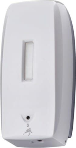 Dispenser automatico Basica per sapone liquido - capacitA' 0 5 L - bianco - Medial International Casa e cucina/Bagno/Accessori per il bagno/Dosatori e porta accessori/Dosatori per sapone liquido Eurocartuccia - Pavullo, Commerciovirtuoso.it