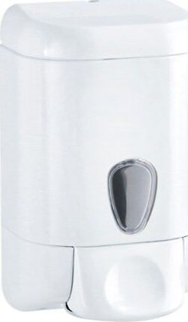 Dispenser da muro Prestige per sapone liquido - capacitA' 1 L - bianco-azzurro trasparente - Mar Plast Casa e cucina/Bagno/Accessori per il bagno/Dosatori e porta accessori/Dosatori per sapone liquido Eurocartuccia - Pavullo, Commerciovirtuoso.it