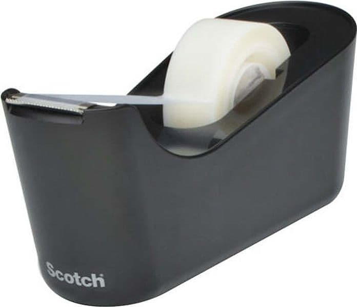 Dispenser da tavolo C 18 - nero - 19 mm x 33 mt - 1 rotolo - nero - Scotch Magic Cancelleria e prodotti per ufficio/Archivio ufficio e accessori per scrivania/Accessori da scrivania e archiviazione/Portaoggetti e portablocchi da scrivania/Dispenser per nastro adesivo Eurocartuccia - Pavullo, Commerciovirtuoso.it