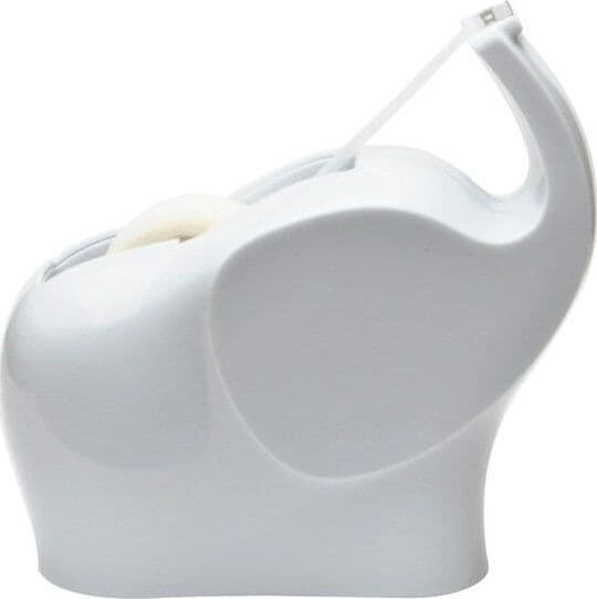 Dispenser Elefante - 1 rotolo Scotch Magic 810 19 mm x 8 89 mt incluso - bianco - Scotch Cancelleria e prodotti per ufficio/Archivio ufficio e accessori per scrivania/Accessori da scrivania e archiviazione/Portaoggetti e portablocchi da scrivania/Dispenser per nastro adesivo Eurocartuccia - Pavullo, Commerciovirtuoso.it