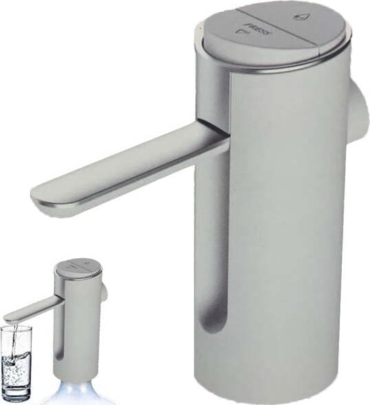 DISPENSER EROGATORE ACQUA AUTOMATICO RUBINETTO BOCCIONI RICARICABIL UFFICIO CASA