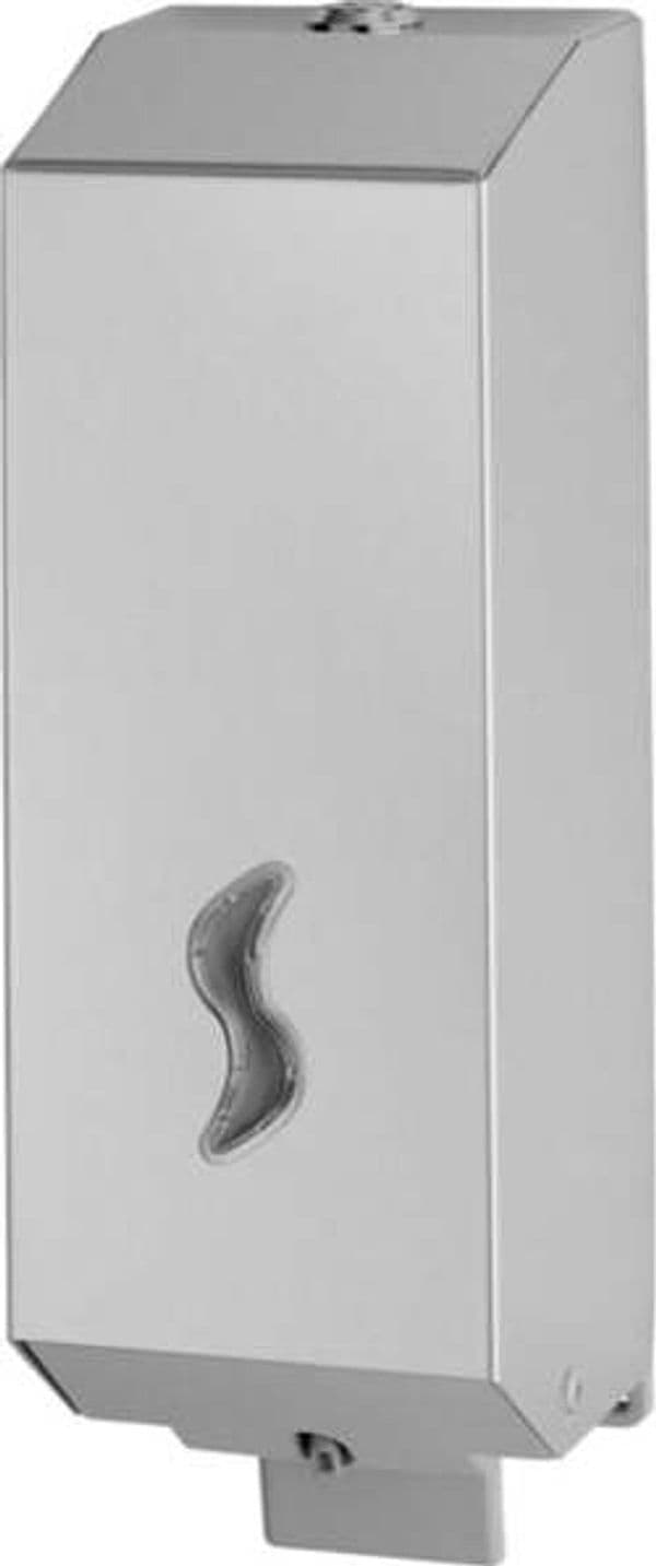 Dispenser per sapone liquido - 10x11x32 cm - capacitA' 1 2 L - acciaio inox - Medial International Casa e cucina/Bagno/Accessori per il bagno/Dosatori e porta accessori/Dosatori per sapone liquido Eurocartuccia - Pavullo, Commerciovirtuoso.it