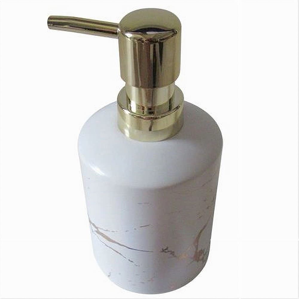DISPENSER PER SAPONE LIQUIDO ACCESSORI ARREDO BAGNO DOSATORE EFFETTO MARMO 59885 in Dosatori per sapone liquido Trade Shop italia - Napoli, commercioVirtuoso.it