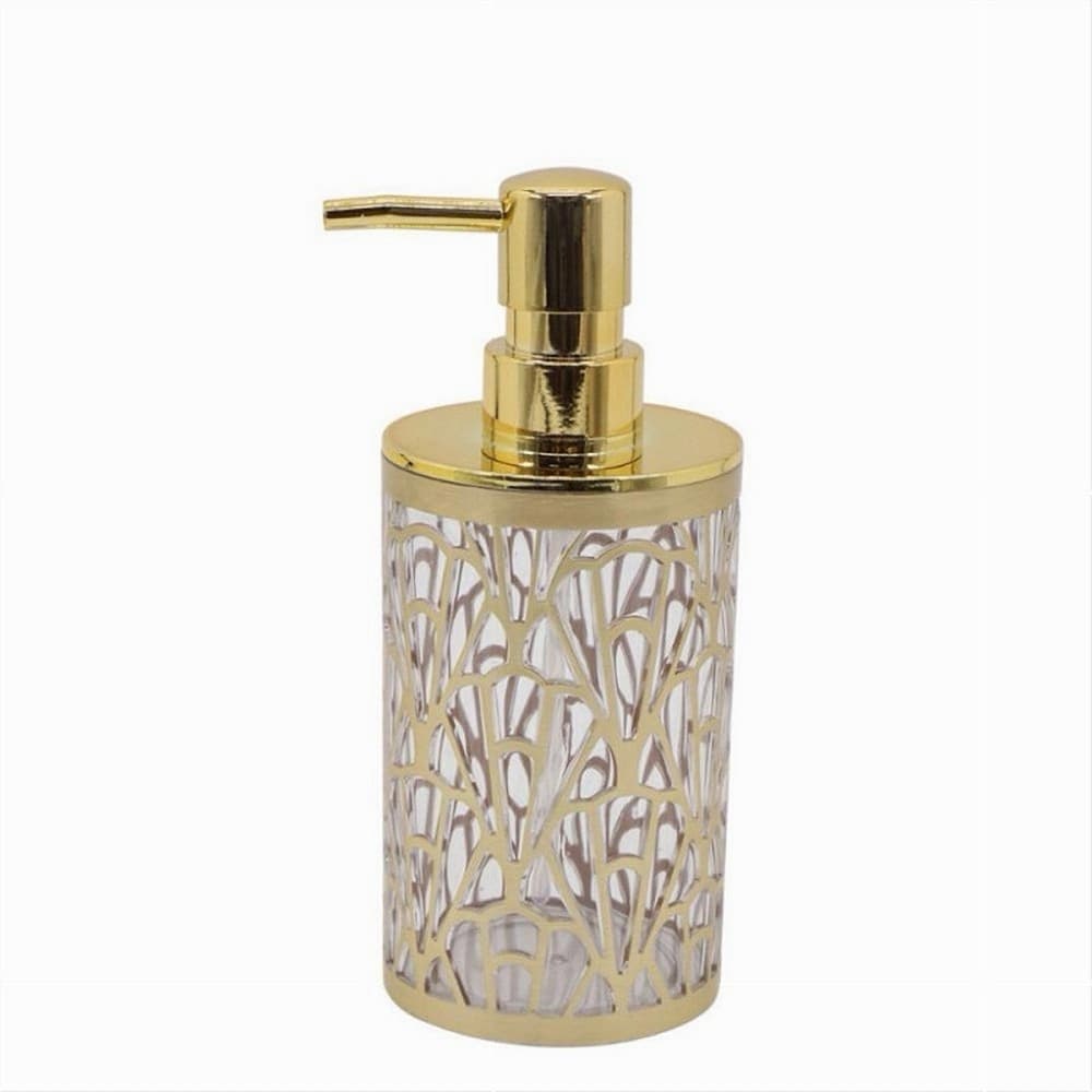 DISPENSER PER SAPONE LIQUIDO ACCESSORIO BAGNO ORO CONTEMPORANEO DOSATORE 59097 in Dosatori per sapone liquido Trade Shop italia - Napoli, commercioVirtuoso.it