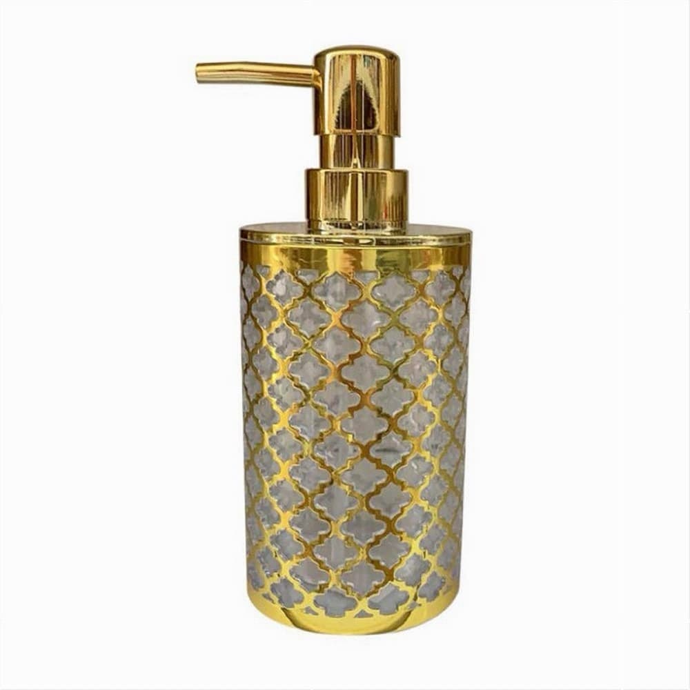 DISPENSER PER SAPONE LIQUIDO ACCESSORIO BAGNO ORO STILE BAROCCO DOSATORE 59103 in Dosatori per sapone liquido Trade Shop italia - Napoli, commercioVirtuoso.it
