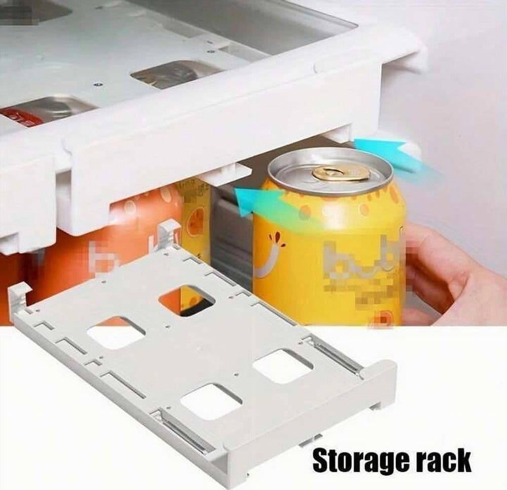 DISPENSER PORTA BIBITE LATTINE DA APPENDERE ORGANIZER SOSPESO PER FRIGORIFERO in Organizzatori di cassetti Trade Shop italia - Napoli, commercioVirtuoso.it
