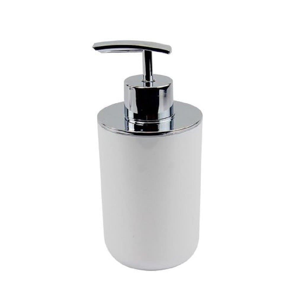 Dispenser Porta Sapone Liquido Bianco Silver Per Ricambio Accessori Bagno 69461 Casa e cucina/Bagno/Accessori per il bagno/Dosatori e porta accessori/Dosatori per sapone liquido Trade Shop italia - Napoli, Commerciovirtuoso.it