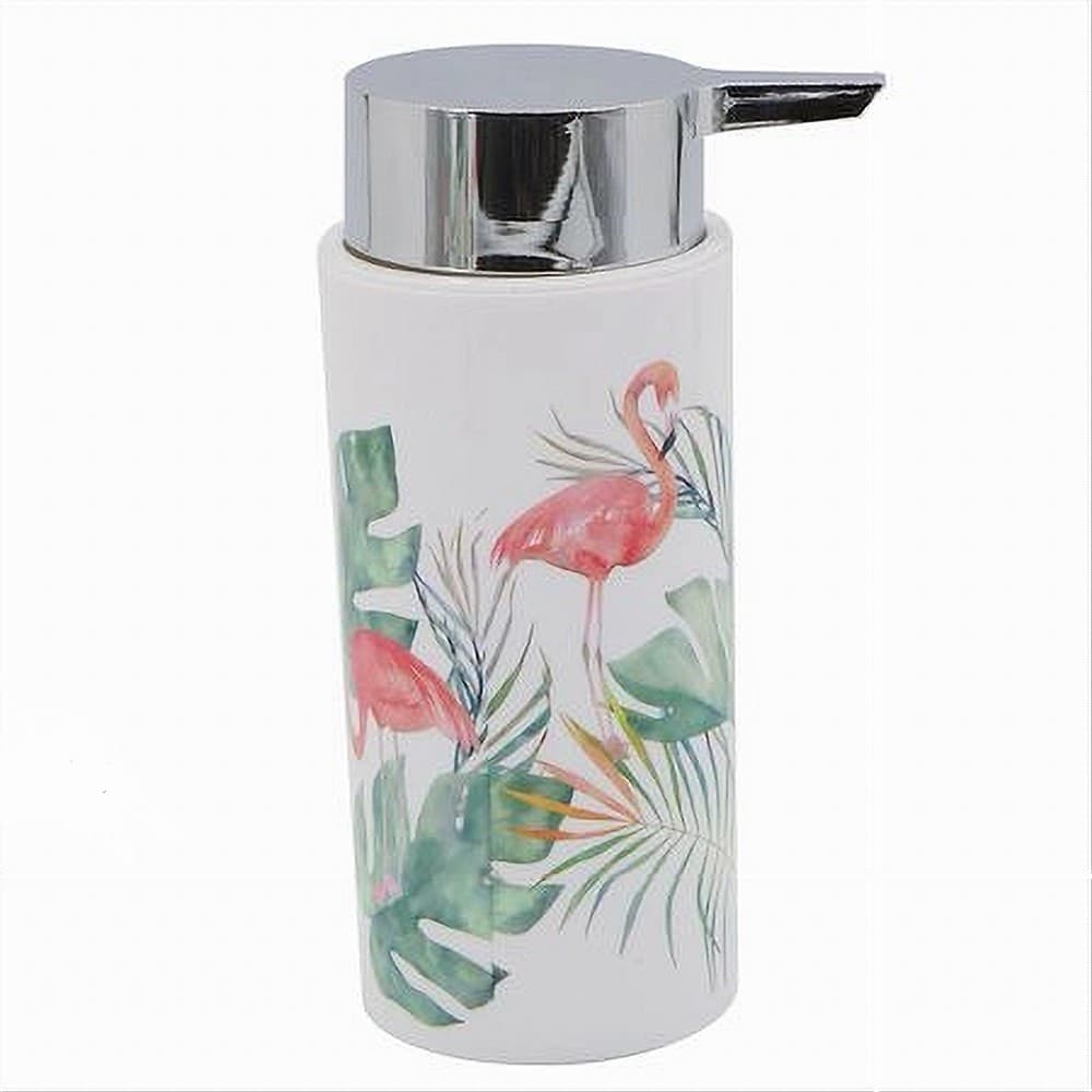 Dispenser Porta Sapone Liquido Cilindrico In Plastica 15,6 Cm Fenicotteri 69963 Casa, arredamento e bricolage > Accessori Bagno > Dispenser Sapone Trade Shop italia - Napoli, Commerciovirtuoso.it