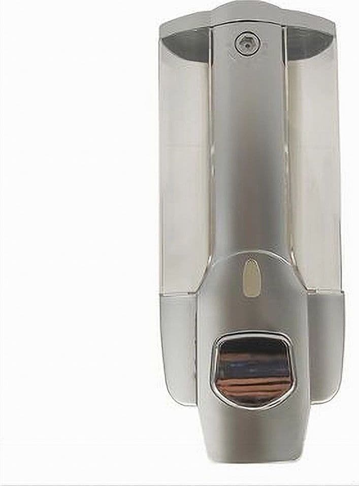 Dispenser-Porta-Sapone-Liquido-Dosatore-Grigio-Bagno-Parete-Doccia-350-Ml-69413