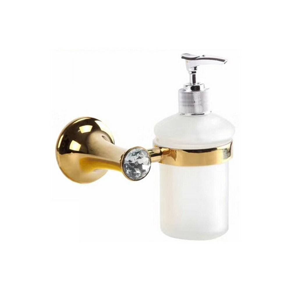 Dispenser Porta Sapone Liquido Supporto Bagno Muro Casa Dorato Oro Dgo-103 Casa, arredamento e bricolage > Accessori Bagno > Dispenser Sapone Trade Shop italia - Napoli, Commerciovirtuoso.it