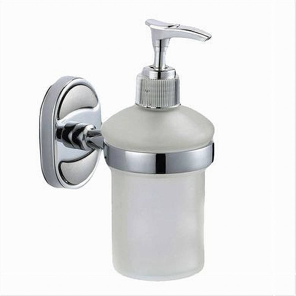 Dispenser Porta Sapone Liquido Vetro Satinato Fissaggio Parete Bagno Ovale 52011 Casa, arredamento e bricolage > Accessori Bagno > Dispenser Sapone Trade Shop italia - Napoli, Commerciovirtuoso.it