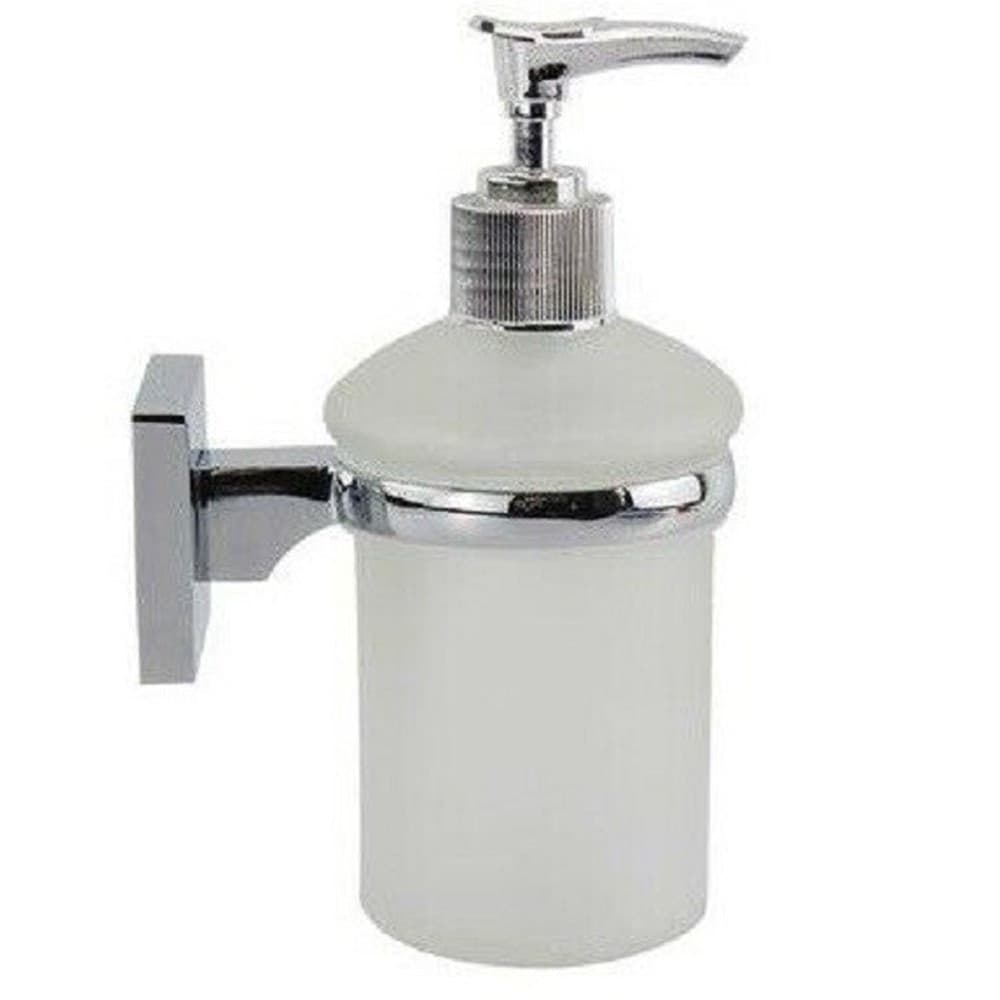 Dispenser Portasapone Liquido Vetro Satinato Fissaggio Parete Bagno Square 59188 Casa, arredamento e bricolage > Accessori Bagno > Dispenser Sapone Trade Shop italia - Napoli, Commerciovirtuoso.it