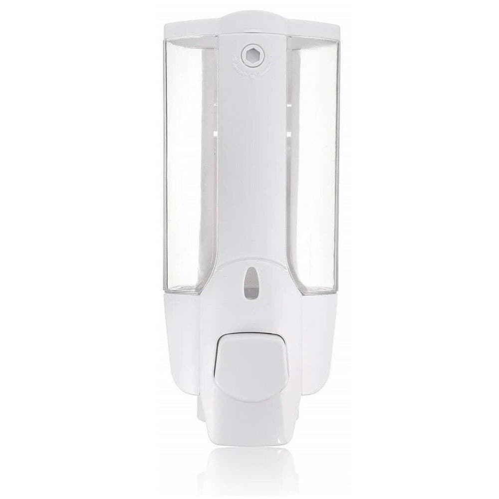 Dispenser-Sapone-Da-Muro-350-Ml-Con-Viti-Di-Montaggio-Erogatore-Dosatore-69412