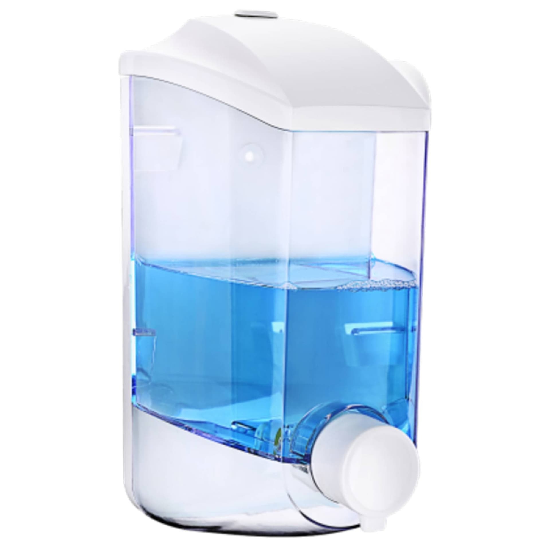 Dispenser-Sapone-Liquido-A-Parete-Contenitore-Liquidi-Casa-Negozio-Bagno-1000-Ml