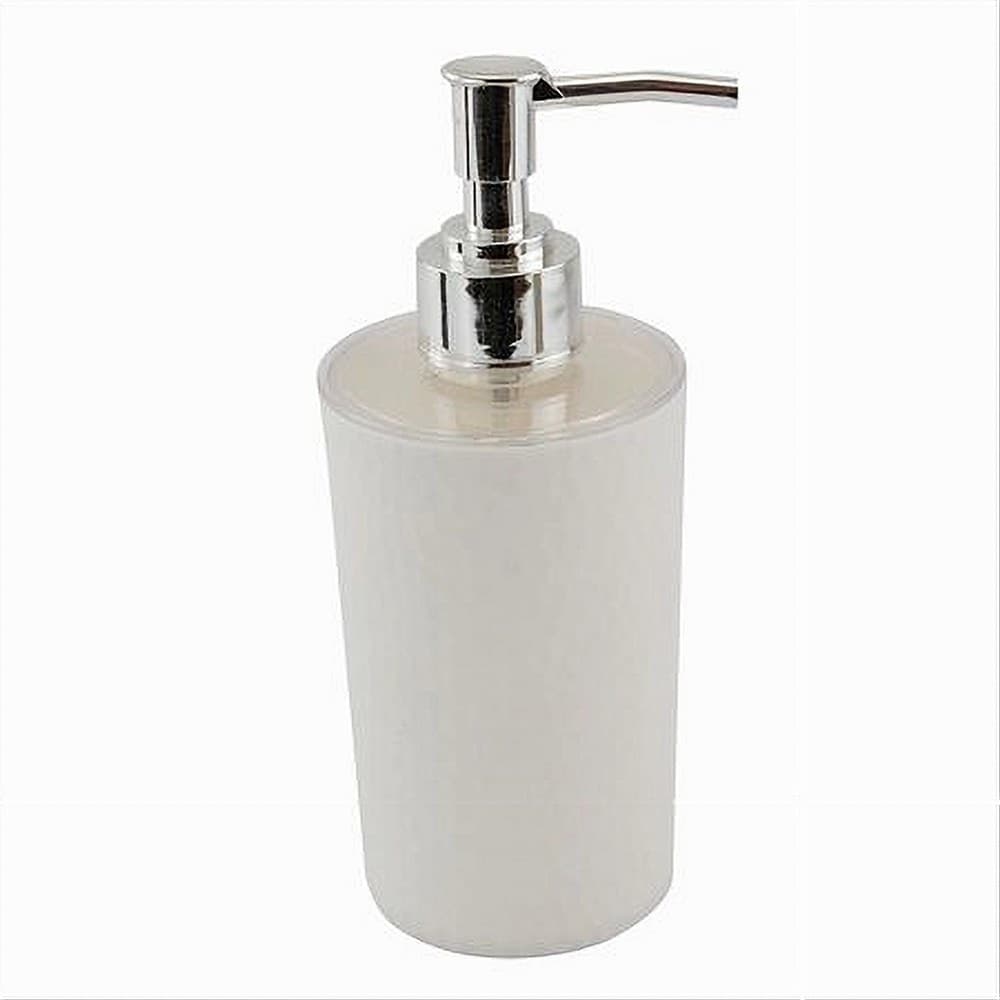 DISPENSER SAPONE LIQUIDO LAVANDINO BIANCO LAVORATO ACCESSORIO ARREDO BAGNO 10434 in Dosatori per sapone liquido Trade Shop italia - Napoli, commercioVirtuoso.it