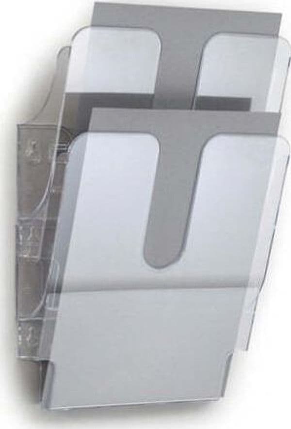 Display da parete Flexiplus - 2 tasche A4 - trasparente - Durable Cancelleria e prodotti per ufficio/Archivio ufficio e accessori per scrivania/Accessori da scrivania e archiviazione/Portabrochure Eurocartuccia - Pavullo, Commerciovirtuoso.it