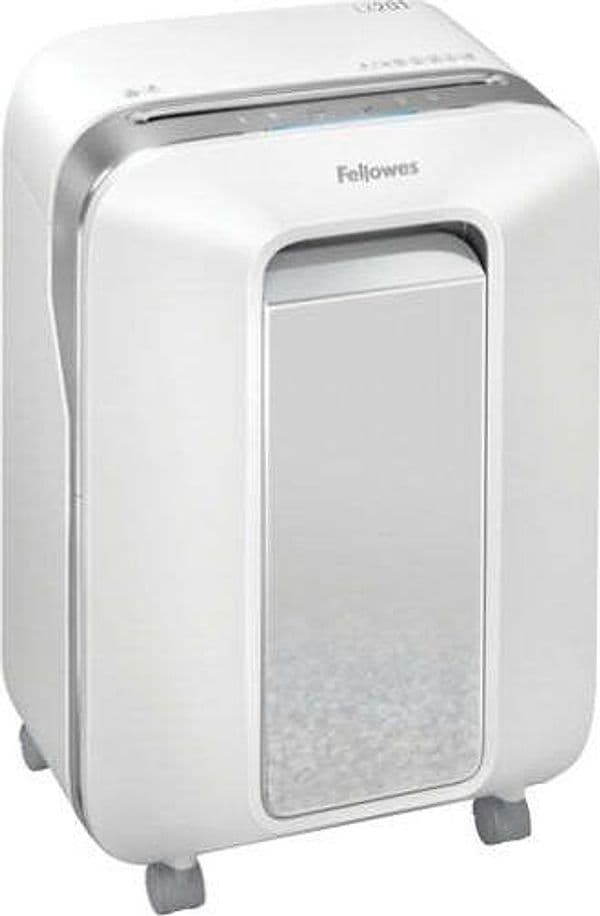 Distruggidocumenti LX-201 - a microframmenti - bianco - Fellowes Cancelleria e prodotti per ufficio/Elettronica per ufficio/Accessori/Accessori per distruggidocumenti Eurocartuccia - Pavullo, Commerciovirtuoso.it