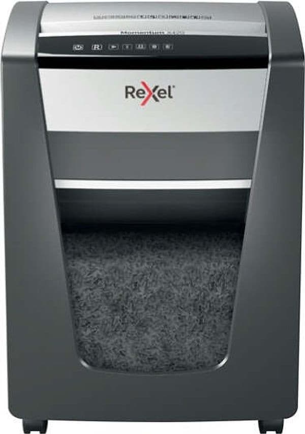 Distruggidocumenti Momentum X420 - a frammenti - 30L - Rexel Cancelleria e prodotti per ufficio/Elettronica per ufficio/Accessori/Accessori per distruggidocumenti Eurocartuccia - Pavullo, Commerciovirtuoso.it