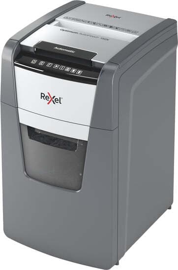 Distruggidocumenti Optimum AutoFeed+ 150X - a frammenti - Rexel Cancelleria e prodotti per ufficio/Elettronica per ufficio/Accessori/Accessori per distruggidocumenti Eurocartuccia - Pavullo, Commerciovirtuoso.it