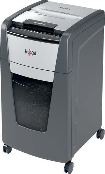 Distruggidocumenti Optimum AutoFeed+ 300X - a frammenti - Rexel Cancelleria e prodotti per ufficio/Elettronica per ufficio/Accessori/Accessori per distruggidocumenti Eurocartuccia - Pavullo, Commerciovirtuoso.it