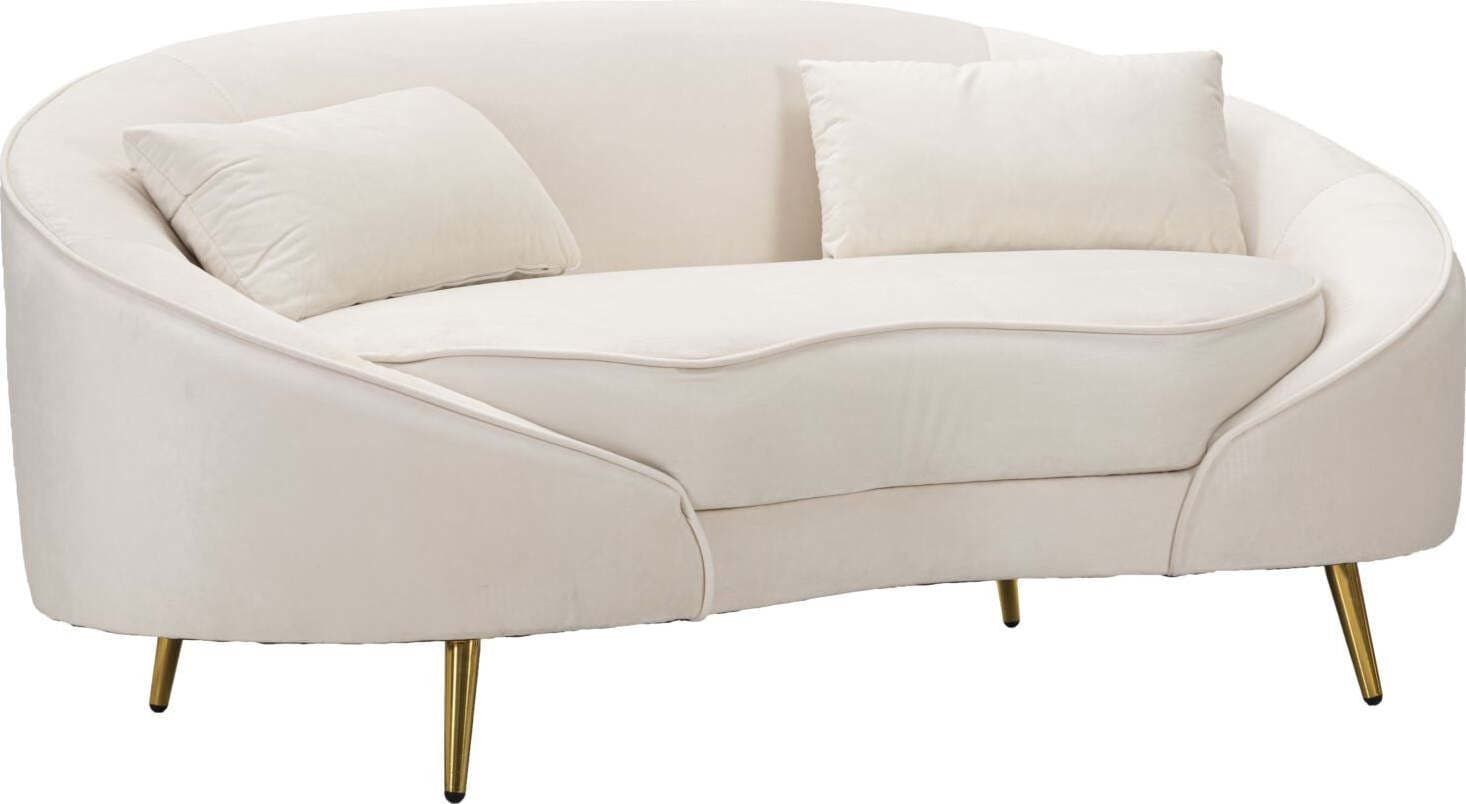 Divanetto-2-Posti-Oslo-C/Cuscini-Crema-Cm-148X84X68