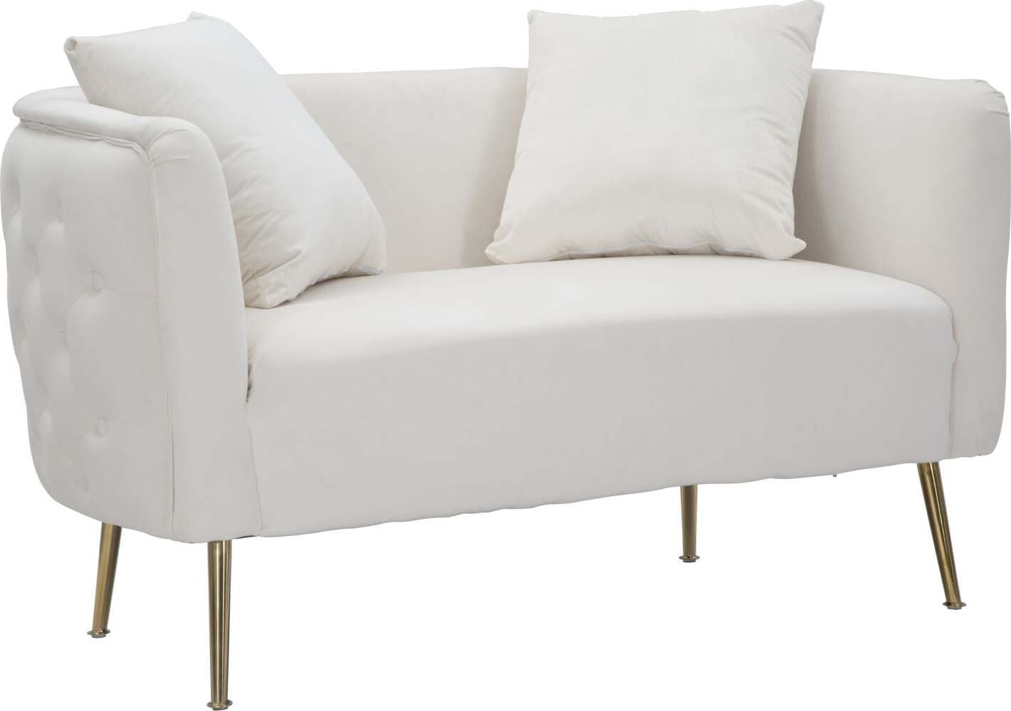 Divanetto-Bucarest-Crema-Cm-127X74X73