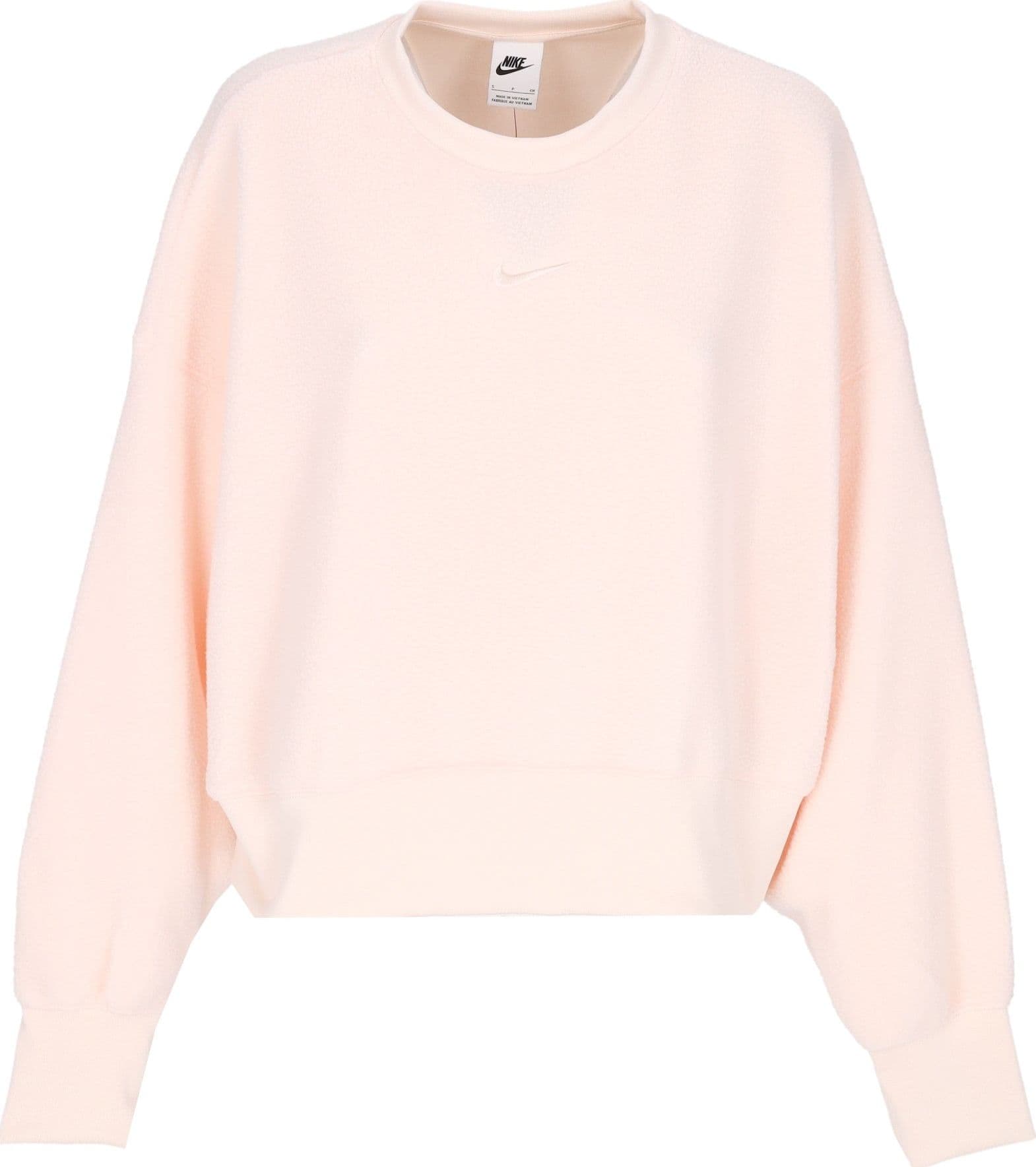 Nike Felpa Girocollo Donna Sportswear Plush Mod Crop Crewneck Guava Ice/guava Ice da donna in Felpe senza cappuccio Drestige - Casamassima, commercioVirtuoso.it