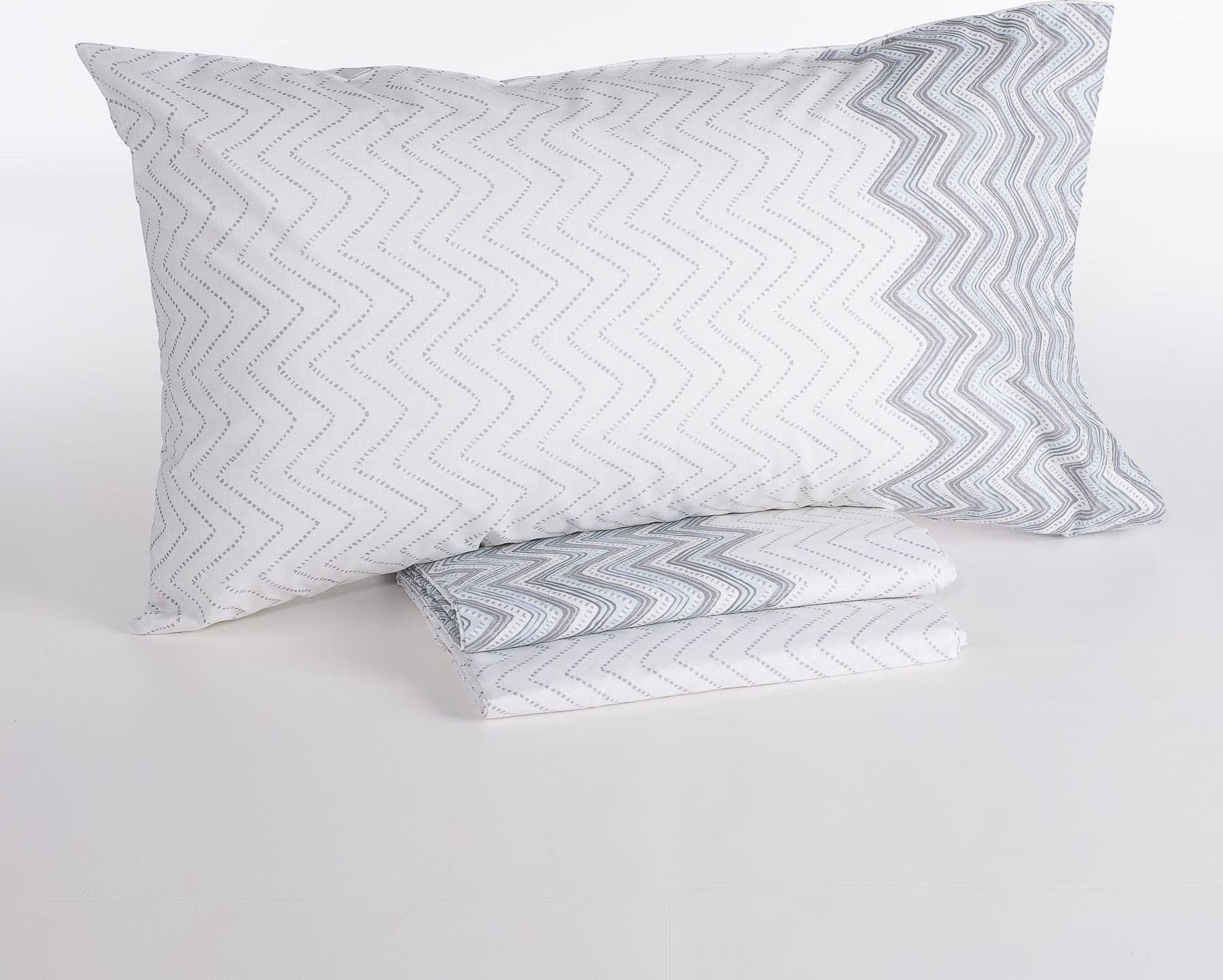 Lenzuola Singolo Chevron Maè Via Roma 60 Cotone in Set di lenzuola e federe The King Luxury - San Marcellino, commercioVirtuoso.it