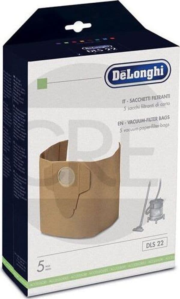 DLS22-Sacchetti-Carta-x5-con-Foro-62-mm-per-XD1030,-XD1036,-XD1300,-XD1500