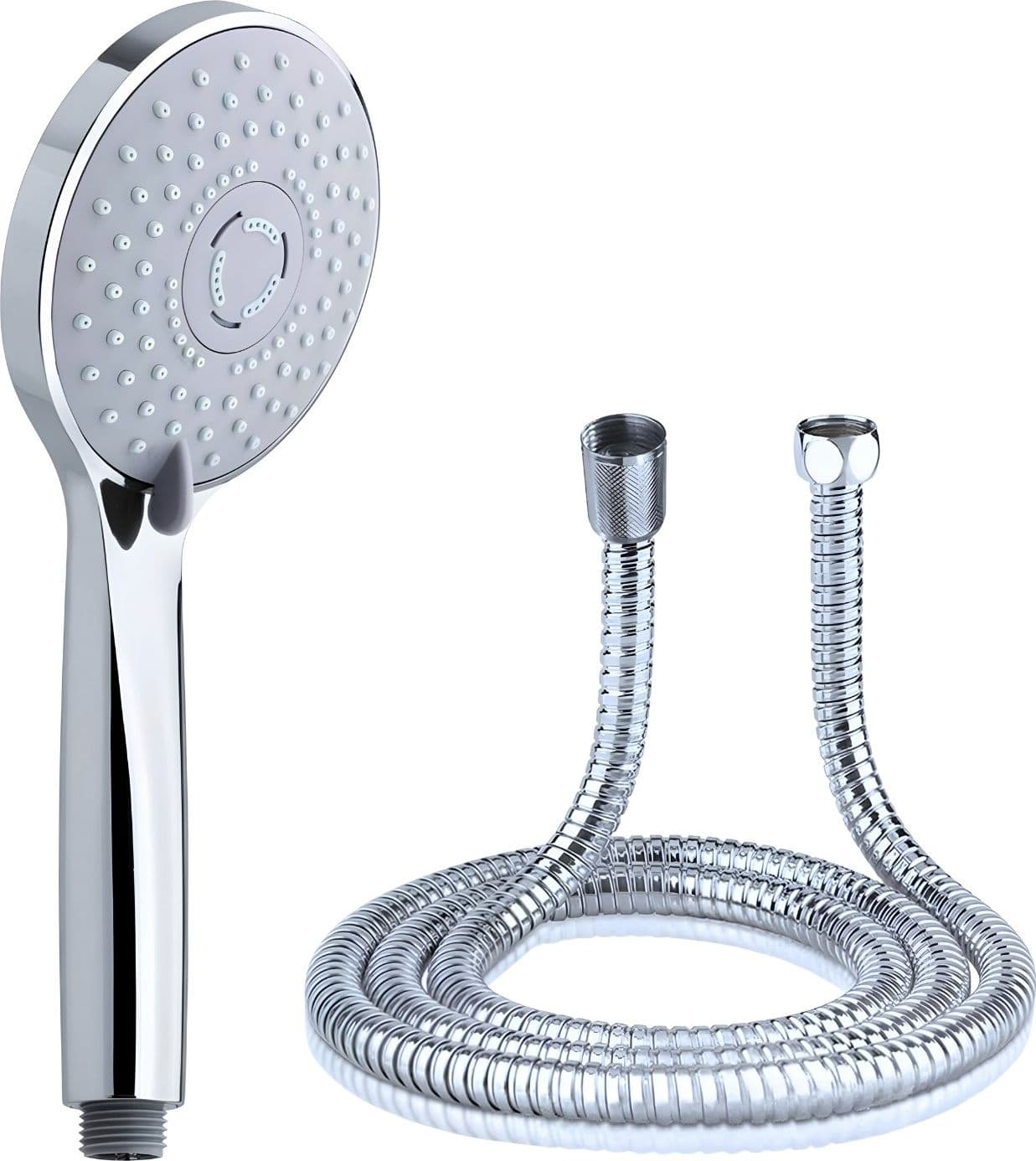 Doccetta 5 Funzioni Multigetto Anticalcare Abs Cromato + Tubo Flessibile Acciaio Inox Estensibile cm 150 Doccia Fai da te/Attrezzature per cucine e bagni/Attrezzature per bagni/Docce e componenti doccia/Filtri supporti e soffioni doccia/Telefoni doccia Ogomondo - Martina Franca, Commerciovirtuoso.it