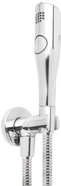 Doccetta Bidet Cromata in ABS con Kit doccia bidet Pulsante Start and Stop Design Moderno Flessibile in acciaio inox cromato attacco ½” F SHUTTLE CROMO Arca Concept in Rubinetti per bidet Arca Concept - Brescia, commercioVirtuoso.it