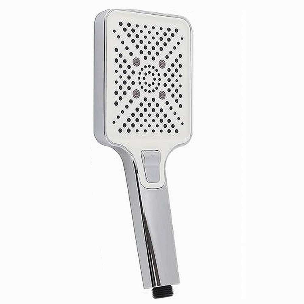 DOCCETTA SOFFIONE MULTIGETTO PULSANTE DOCCIA SILVER RETTANGOLARE 10.5X27CM 87537 in Telefoni doccia Trade Shop italia - Napoli, commercioVirtuoso.it