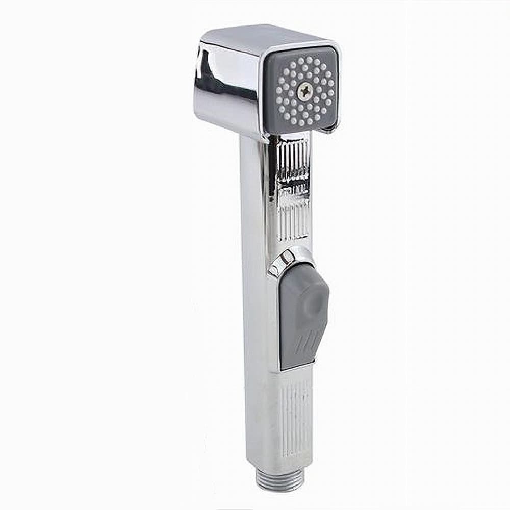 DOCCETTA SPRUZZATORE BIDET WC DOCCIA SHATTAF PULIZIA 18 CM SILVER SQUDRATO 87549 in Rubinetti per bidet Trade Shop italia - Napoli, commercioVirtuoso.it