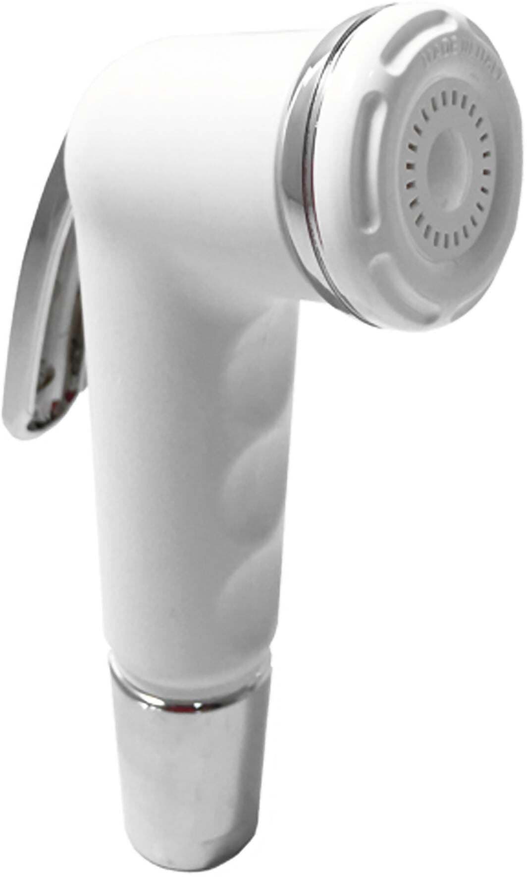 Doccia Bidet In Polipropilene Bianco/cromo Serie Moon Doccetta Per Wc E Bidet Bianca Con Pulsante Cromo. Arca Concept in Rubinetti per bidet Arca Concept - Brescia, commercioVirtuoso.it