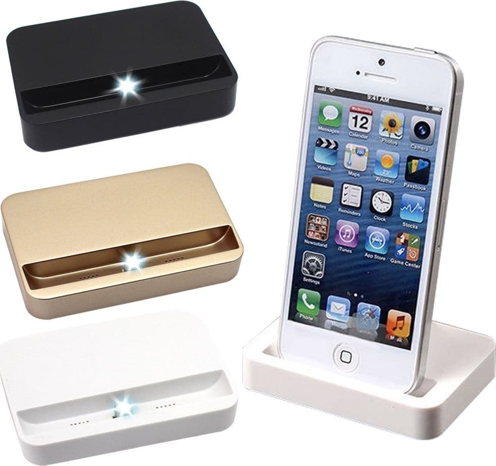 DOCKING STATION PER IPHONE 5 BASETTA PORTA DOCK BASE USB SUPPORTO CARICABATTE Trade Shop italia - Napoli, Commerciovirtuoso.it