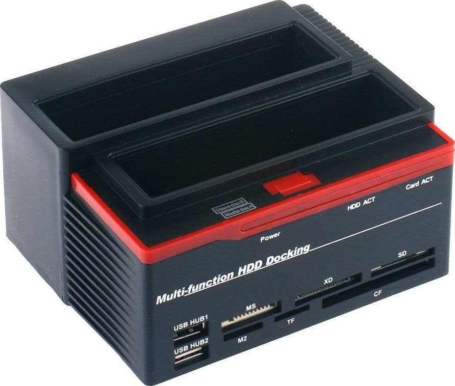 DOCKING STATION TRIPLO TRIPLE 3 HARD DISK 3,5 2,5 DOPPIO SATA 1 IDE HD BOX Trade Shop italia - Napoli, Commerciovirtuoso.it