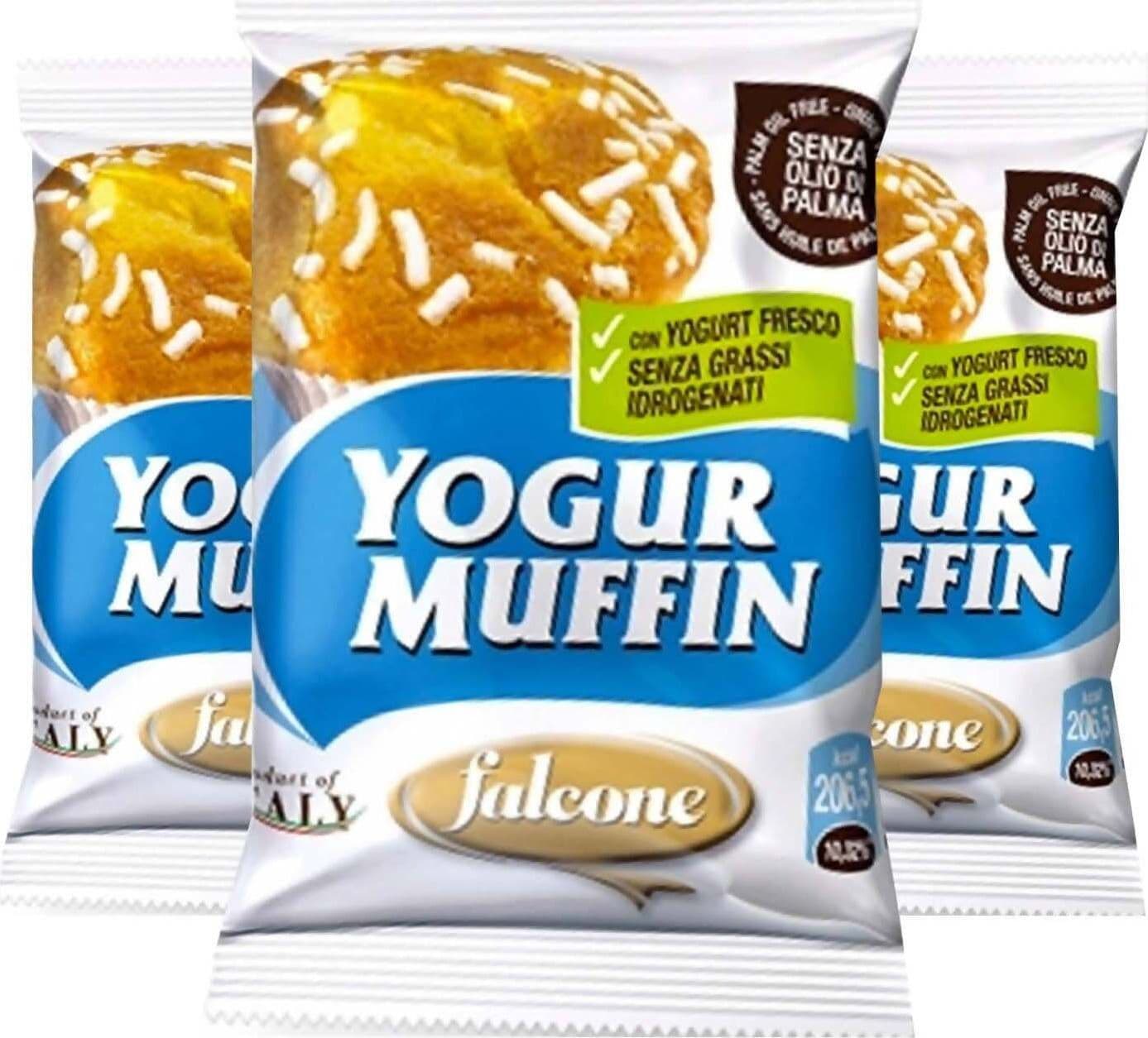 Dolciaria Falcone 30x Yogurt Muffin Snack Allo Yogurt 50gr Senza Olio Di Palma Confezione Da 30 Pz Alimentari e cura della casa/Pasticceria e prodotti da forno/Dessert/Muffin Franco Pausa Caffè - Albano Laziale, Commerciovirtuoso.it