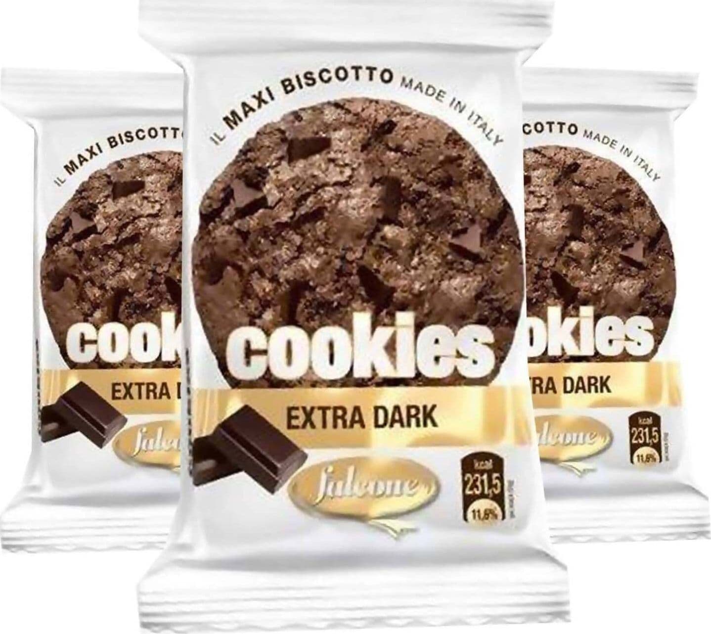 Dolciaria Falcone 40x Biscotti Cookies Extradark Monoporzione 50 Gr Biscotti Con Pezzi Di Cioccolato Confezione Da 40 Pz Alimentari e cura della casa/Pasticceria e prodotti da forno/Biscotti/Con gocce di cioccolato Franco Pausa Caffè - Albano Laziale, Commerciovirtuoso.it