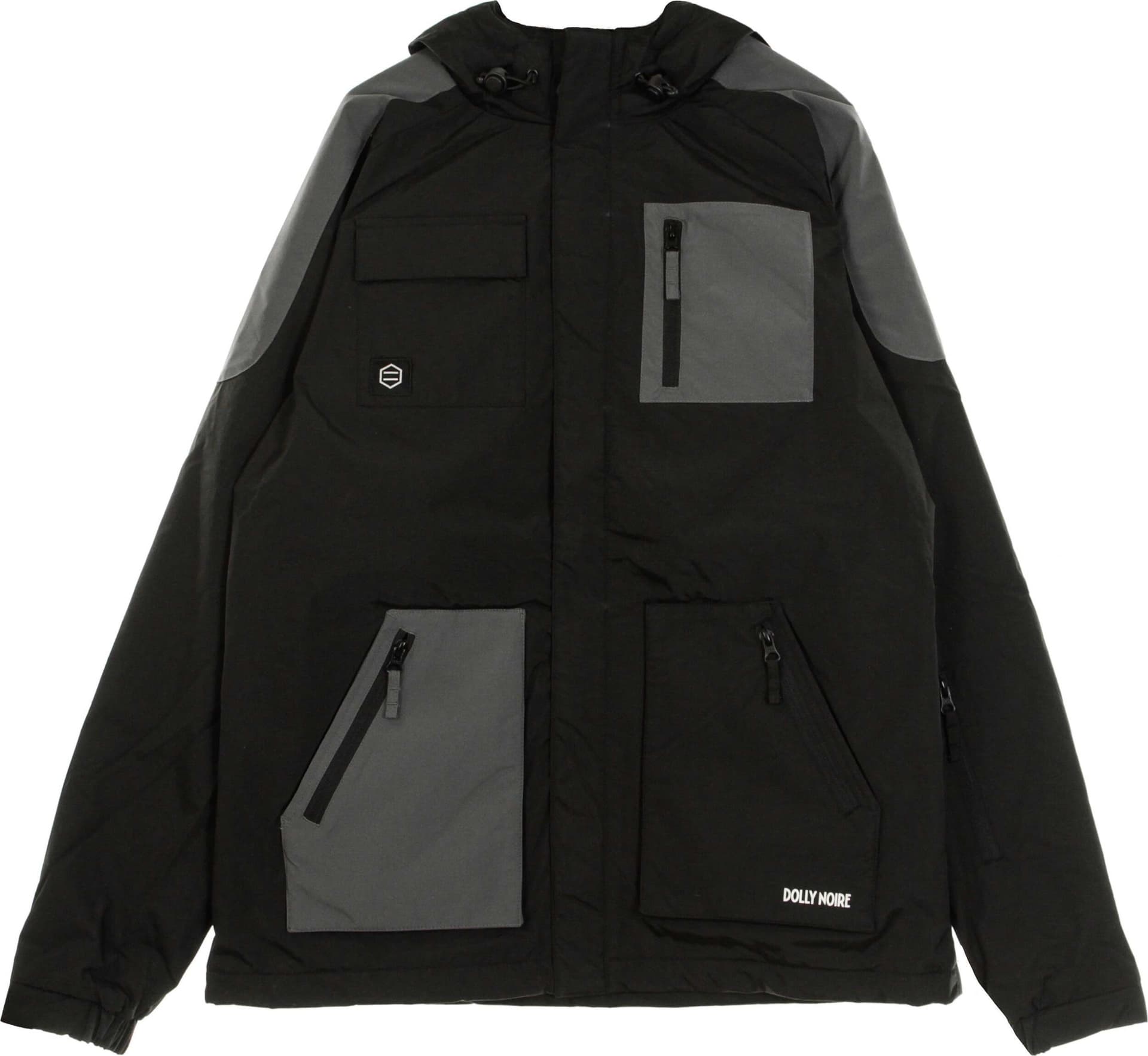 DOLLY-NOIRE-Giaccone-Uomo-Full-Zip-Jacket-Black-da-uomo