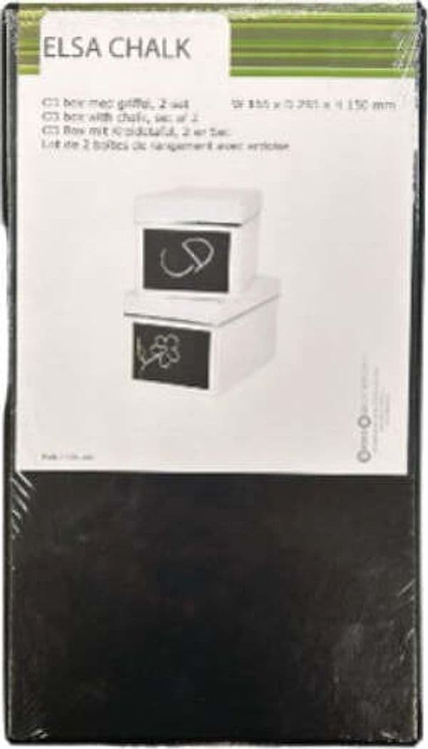 DOMOPAK---2-SCATOLE-USO-UFFICIO-ELSA-CHALK-BLACK-28,5x16,5x15CM
