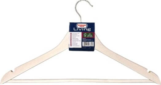 DOMOPAK - APPENDIABITI LEGNO CHIARO 45CM