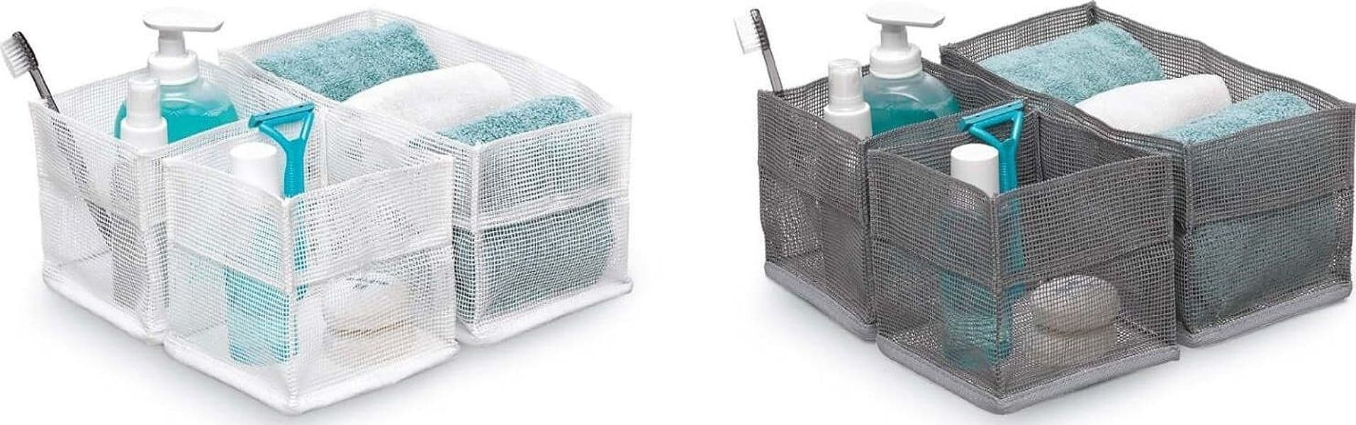 DOMOPAK---CESTI-PER-BAGNO-RETTANGOLARI-SET-3-PEZZI-COLORI-BIANCO-O-GRIGIO