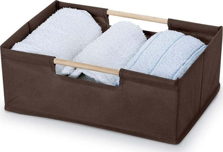 DOMOPAK---CESTO-IN-PPOLIPROPILENE-CON-MANICI-IN-LEGNO-MARRONE-34x24x13-cm