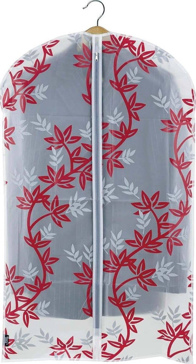 DOMOPAK---CUSTODIA-PER-GIACCA-FLAIR-60X100CM-COLORI-ROSSO/GRIGGIO
